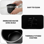 Linkidea Rice Cooker Aluminum Alloy Inner Pot Compatible with Bear DFB-B12W1, Nonstick Replacement Bowl
