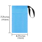Linkidea 5 Pack Nylon Soap Bag, Portable Travel Bathing Pouch with Lanyard, Compact Mesh Bath Savers for Quick Foaming & Drying Accessories for Bars