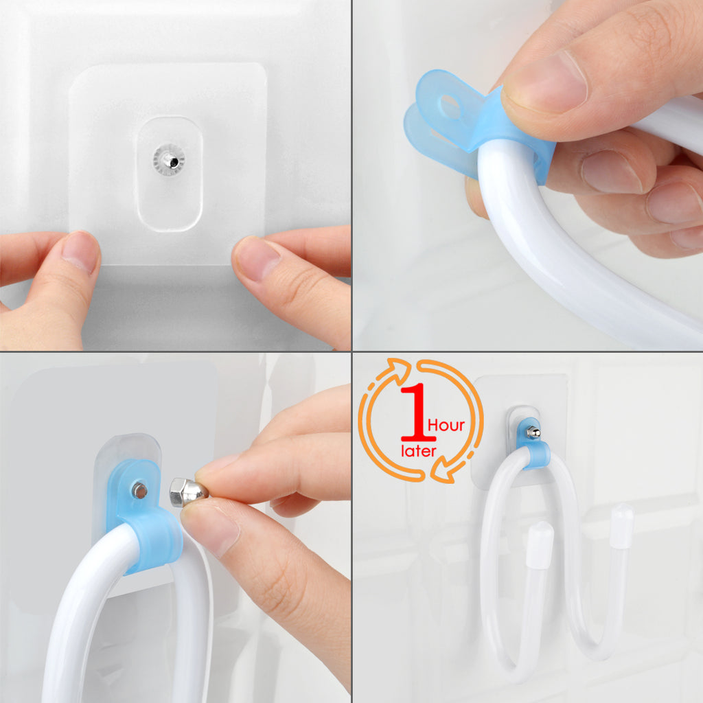 Linkidea Wall Mount Hook Compatible with Gaming Controller, Headphones and VR Headsets, Adjustable Wall Bracket, Easy-to-Install Storage Rack (2 Pack)
