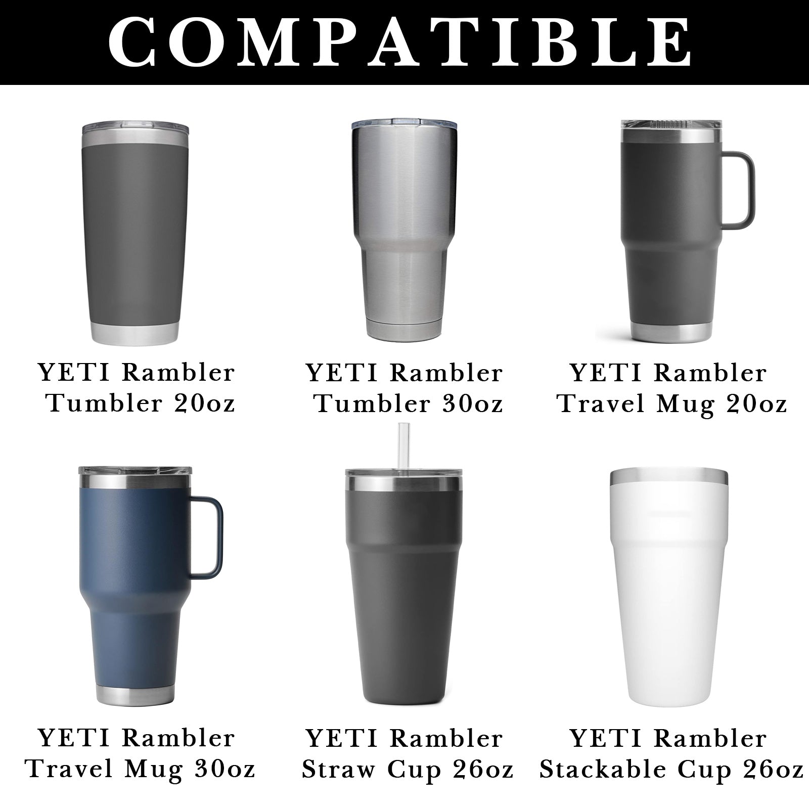 Linkidea Water Bottle Boot Compatible with YETI Rambler Travel Mug 20oz/30oz, Tumbler 20oz/30oz, Silicone Anti-Slip Water Bottle Bottom Sleeve Cover Protector (Clear White / 2 Pack)