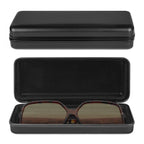 Extra Large Hard Shell Sunglasses Case, Oversized Sun Glasses Storage Organizer Compatible with TOM FORD FT0937 FT1044 Gucci GG0595S GG0875S GG0351S Rayban RB3717 (XXL / Black)