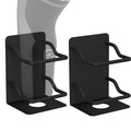 Linkidea 2 Pack Electric Shaver Holders for Shower, Stainless Steel Wall Mount Razor Hanger with Drainage, Fits Shaving Handles up to 1.8", Compatible with Philips Shaver 2400 (Black)