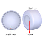 Linkidea Water Bottle Boot Compatible with Hydro Flask Wide Mouth Flex Cap/Straw Lid/Chug Cap 32oz/40oz, Silicone Bottle Bottom Sleeve Cover Protector, Bottle Bumper (Fog / 2 Pack)