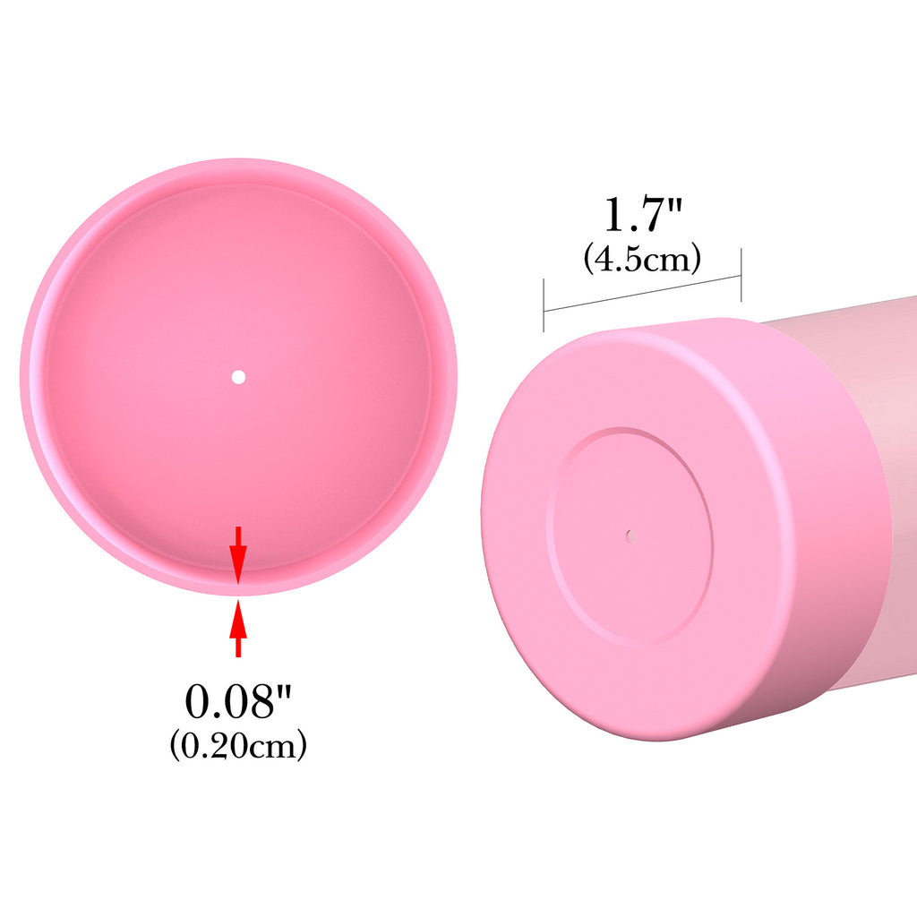 Linkidea 2 Pack Water Bottle Boot Compatible with Owala FreeSip/Twist/Potter 24oz Bottles, Silicone Anti-Slip Bottle Bottom Bumper Protector (Light Pink)