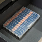 Linkidea Battery Organizer Storage Case, Battery Box Holds Batteries for 48 AA, Large Capacity and Portable Battery Caddy