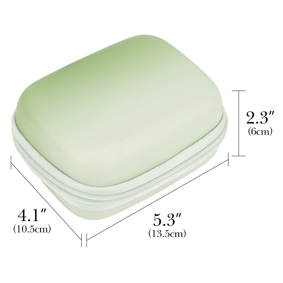 Linkidea Hard Shell Epilator and Shaver Travel Case, Protective Carrying Cover Compatible with Philips Satinelle / Braun 3-270 (Green/Case Only)