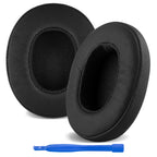 Linkidea Replacement Ear Pads for Skullcandy Crusher Wireless/ Crusher EVO/ Crusher ANC, Hesh 3/ EVO/ ANC, Venue ANC Headphones, Headset Earpads ( Protein Leather / Black )