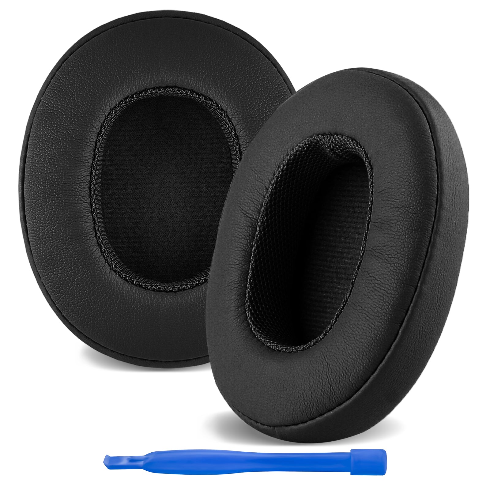 Linkidea Replacement Ear Pads for Skullcandy Crusher Wireless/ Crusher EVO/ Crusher ANC, Hesh 3/ EVO/ ANC, Venue ANC Headphones, Headset Earpads ( Protein Leather / Black )