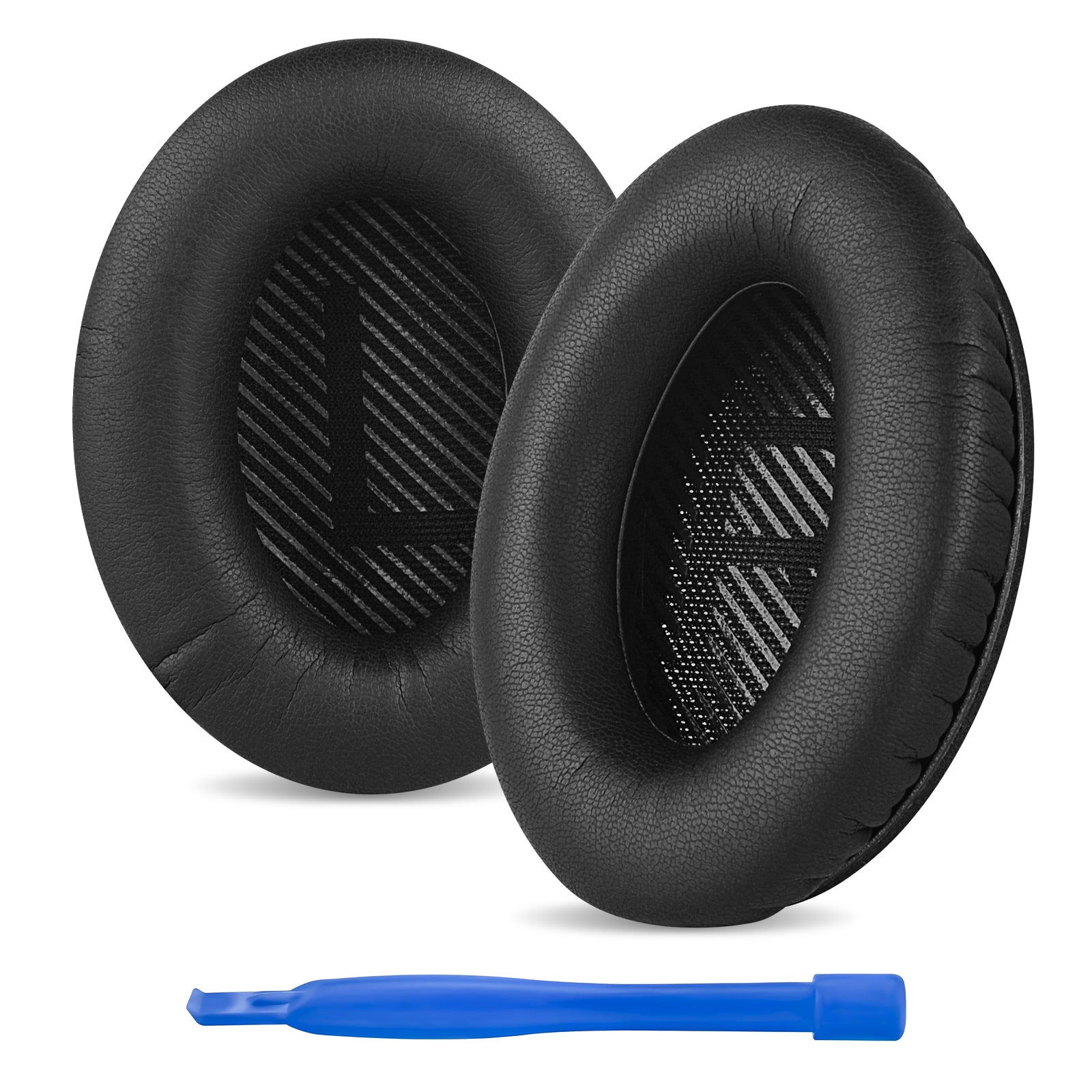 Linkidea Replacement Ear Pads for Srhythm NC25/ NC25 Pro Headphones Ear Cushions (Protein Leather / Black)