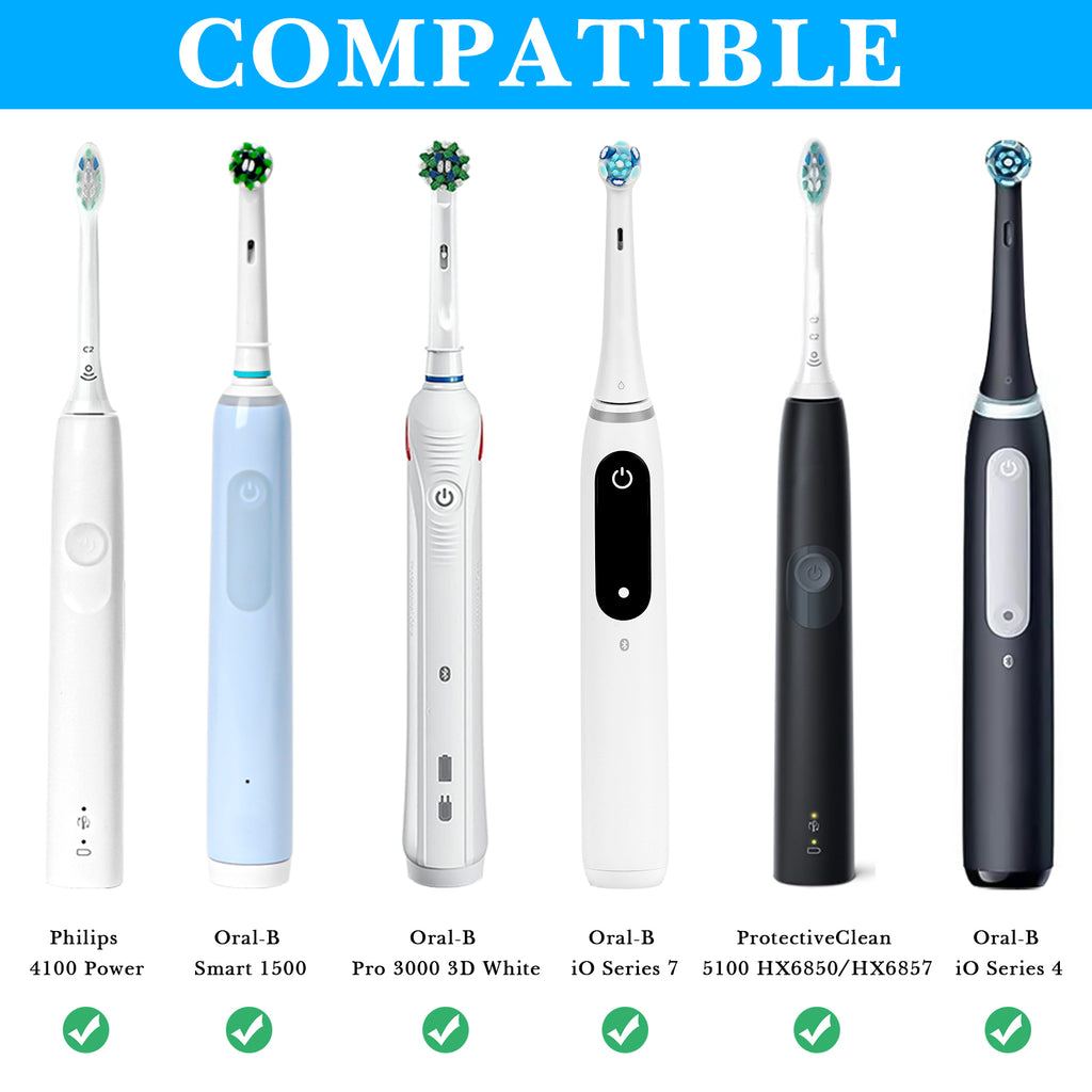 Linkidea Wall Mount Electric Toothbrush Holder, Plastic Power Toothbrush Hanger, Self Adhesive Organizer Compatible with Oral-B iO Series, Philip Sonicare ProtectiveClean (White)