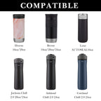 Linkidea 6 Pack Water Bottle Bottom Pad Compatible with Contigo Byron 16/20/24oz, Jackson Chill 2.0 20/24oz, Silicone Anti-Slip Waterbottle Base Silencer Protector
