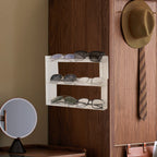 Extra Large Sunglasses Organizer Storage, Wall Mount 3-Layer Splicing Spectacle Holder, Eyewear Display Rack Compatible with Persol PO3352S/PO3328S RayBan RBS0101S/RB8097/RB8089
