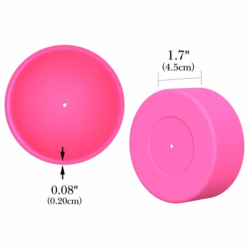 Linkidea 2 Pack Water Bottle Boot Compatible with Owala FreeSip 16oz, FreeSip Tritan 25oz, Silicone Anti-Slip Bottle Bottom Bumper Protector (Pink)