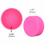 Linkidea 2 Pack Water Bottle Boot Compatible with Owala FreeSip 16oz, FreeSip Tritan 25oz, Silicone Anti-Slip Bottle Bottom Bumper Protector (Pink)