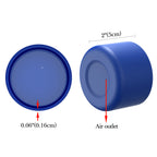 Linkidea 2 Pack Water Bottle Boot Compatible with Hydro Flask Wide Mouth Bottle 12oz/14oz/16oz/18oz/20oz, Silicone Bottle Bottom Sleeve Bumper Protector (Cobalt)