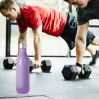 Linkidea 2 Pack Water Bottle Boot Compatible with 17oz ORIGINAL, BJPKPK, MIRA Cascade Cola Shaped Bottles, Silicone Bottle Bottom Sleeve Bumper Protector (Purple)