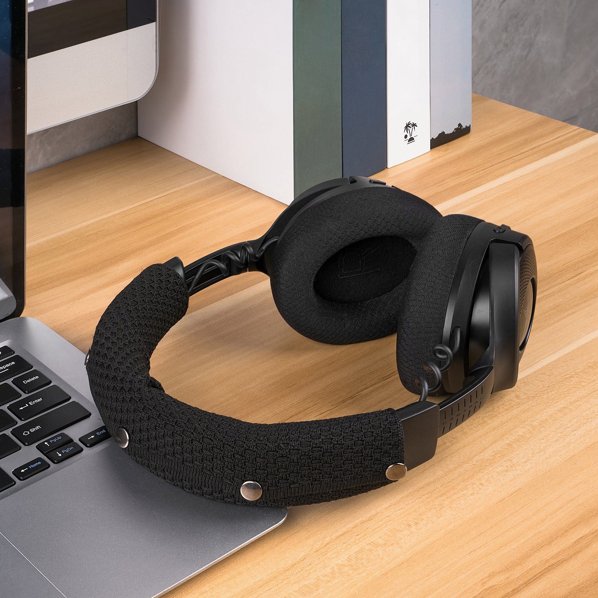 Linkidea Headband Protector Compatible with ATH-M50X, HyperX Cloud II, Turtle Beach Stealth 700 Gen 2, Razer Kraken 7.1 V2, Logitech G PRO, Beyerdynamic DT 990 PRO, Philips SHP9500 (Black)