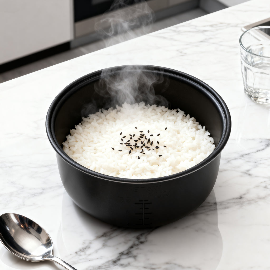 Linkidea Rice Cooker Aluminum Inner Pot Compatible with Tiger JBV-10CU, Zojirushi NS-WAC10, NS-TGC10, NS-WXC10, AROMA ARC-6106, Dishwasher Safe, Replacement Bowl