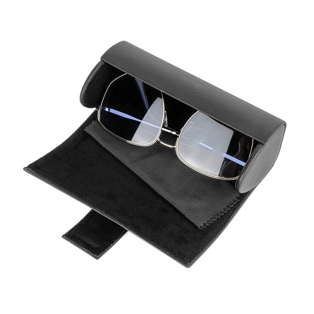 Extra Large Hard Shell Sunglasses Case, Oversized Sun Glasses Storage Organizer Compatible with DIOR EverDior A1U 30Montaigne BU Missdior B1U (XXL / Black)