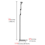 Linkidea Hair Dryer Stand, 360 Degree Rotating Blow Dryer Holder Hands-Free, Adjustable Height Hair Dryer Rack with Heavy Base for Home Salon