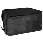 Linkidea Soccer Shoe Bag, Portable Cleats Storage Bag, Athletic Shoe Bag Fit Up to US Men Size 13, Compact Boots Duffle Bag with Breathable Mesh (Black)