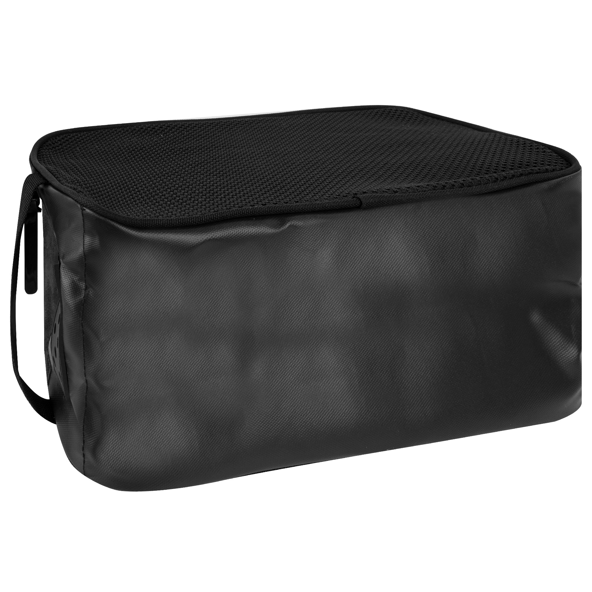 Linkidea Soccer Shoe Bag, Portable Cleats Storage Bag, Athletic Shoe Bag Fit Up to US Men Size 13, Compact Boots Duffle Bag with Breathable Mesh (Black)