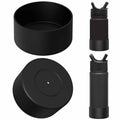 Linkidea 2 Pack Water Bottle Boot Compatible with Simple Modern Summit Collection 14oz/18oz/22oz, Silicone Waterbottles Bottom Bumper Protector (Black)