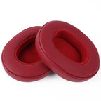Linkidea Replacement Ear Pads for Skullcandy Crusher Wireless/ Evo/ ANC, Hesh 3/ Evo/ ANC, Venue ANC Headphones, Ear Cushions (Protein Leather/ Red)