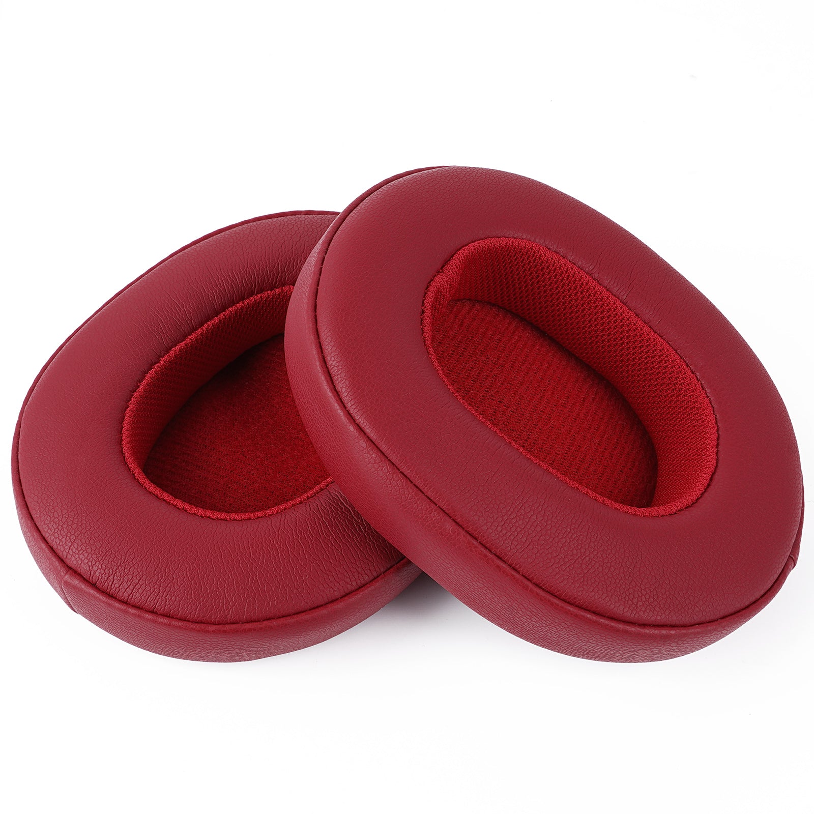 Linkidea Replacement Ear Pads for Skullcandy Crusher Wireless/ Evo/ ANC, Hesh 3/ Evo/ ANC, Venue ANC Headphones, Ear Cushions (Protein Leather/ Red)