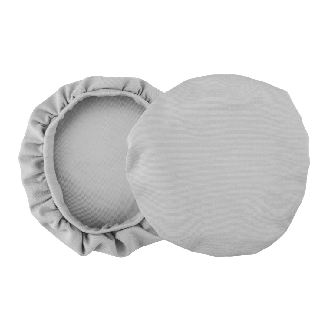 Linkidea Fabric Ear Covers, Washable, Sweatproof Protectors for Headphones, Ideal for Gym & Gaming, 2 Pairs (Size M, Light Grey)