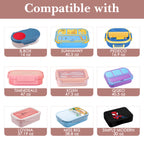 Linkidea Lunch Tote Bag, Large Capacity Lunch Tote Bag with Hand Strap, Reusable Lunch Box Bag for Outdoor, Compatible with B.Box, Sunhanny, Pedeco, QQKO, Xgxn Lunch Box (Pink)