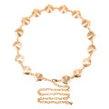 Plus Size Chain Belt for Women, Extra Large Metal Gold Shell Waist Belt, Max 47 Inch Adjustable Chunky Body Chain for Dresses, Party, Casual Wear, Fashion