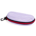 Extra Large Hard Shell Sunglasses Case, Oversized Sun Glasses Storage Bag Pouch Organizer Compatible with Rayban RB3025 RB3717 Gucci GG0595S TOM FORD FT0783 FT1013 (XXL, Purple)