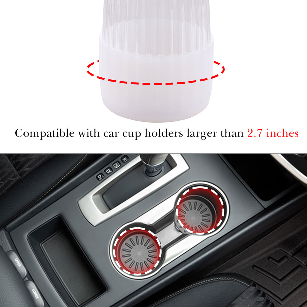 Unbreakable Car Vase for Cup Holder - Durable Plastic Design, Compatible with Most Vehicle Cup Holders, Ideal Decorative Accessory for Cars, Trucks, and SUVs