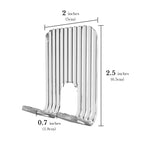 Linkidea 2 Pack Acrylic Razor Holder, Bathroom Organizer Hook for Razor, Towel, Loofah, Shower Storage Compatible with Gillette Sensor 3, Mach 3, Vikings Blade the Chieftain (Transparent)