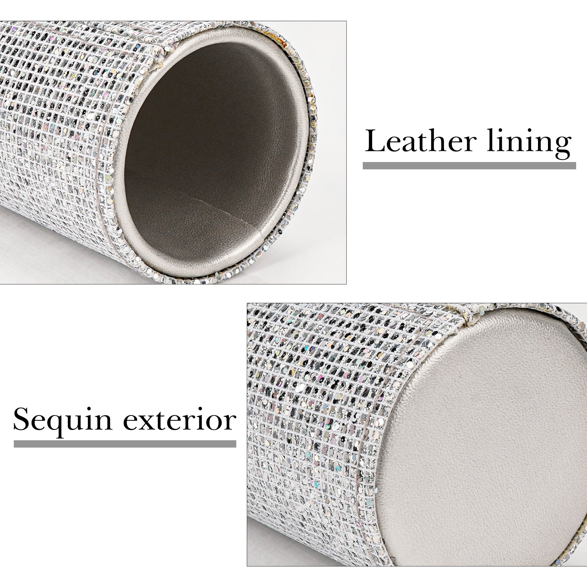 Reading Glasses Desk Holder Stand, Vegan Leather Lined Eyewear Display Storage for Nightstand Office Organizer (Small, Silver)