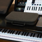 Linkidea Hardshell Case Compatible with Akai Professional MPK Mini MK3 - 25-Key Ultra-Portable USB MIDI Drum Pad and Keyboard Controller Protective Cover (Dark Grey)