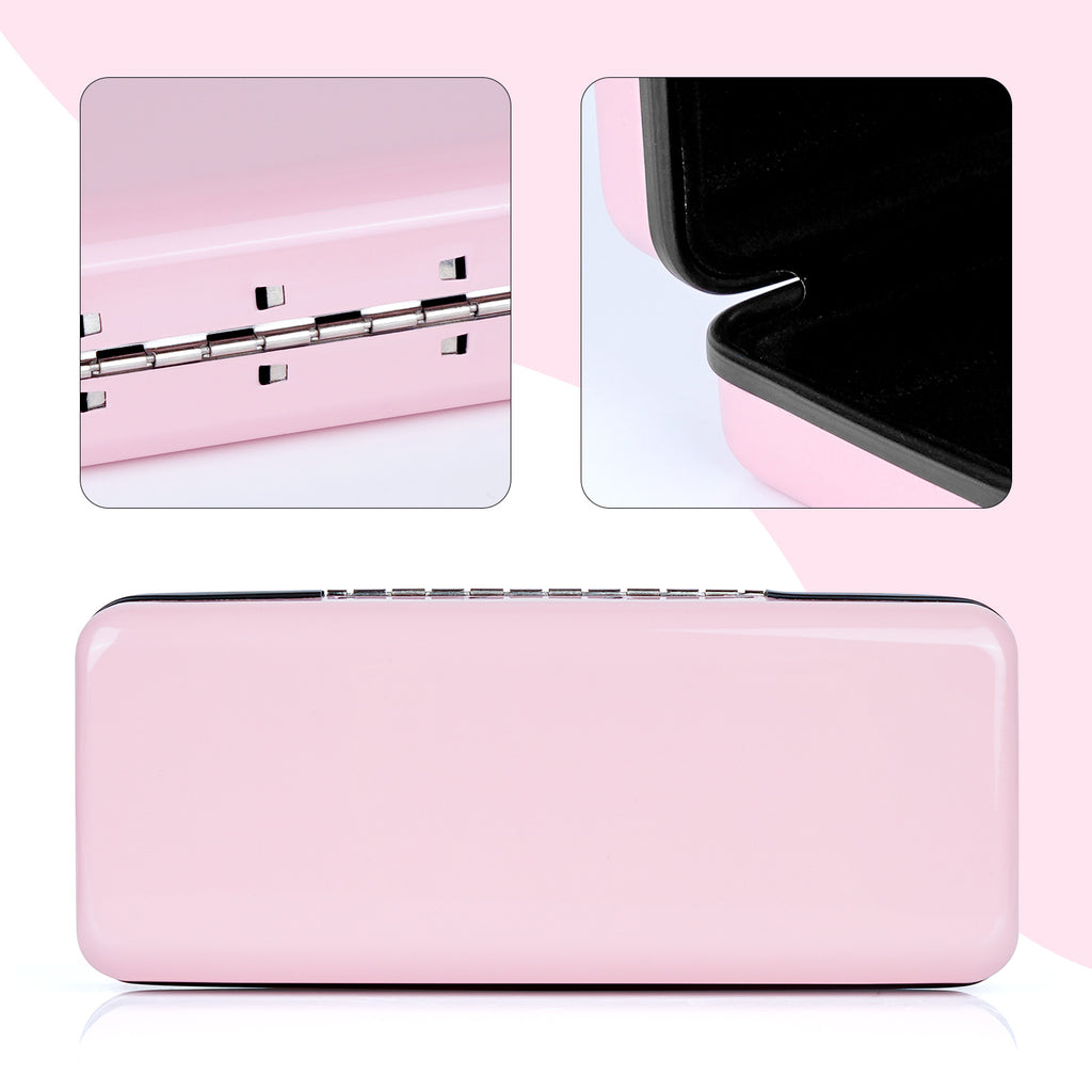 Extra Large Hard Shell Sunglasses Case, Oversized Sun Glasses Storage Organizer Compatible with TOM FORD FT0937 FT1044 Gucci GG0595S GG0875S GG0351S Rayban RB3717 (XXL / Pink)