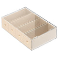 Linkidea Acrylic Sunglasses Organizer for Extra Large Sunglasses, Glasses Holder Sunglass Display Stand with 4 Drawers