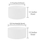 Linkidea 2 Pack Anti-Rust Silicone Bottom Sleeve for Shaving Foam & Cream Cans, Shave Gel Bottles, Prevent Bathroom Rust Spots, Fit Standard Cylindrical Shaving Containers (Small & Large)