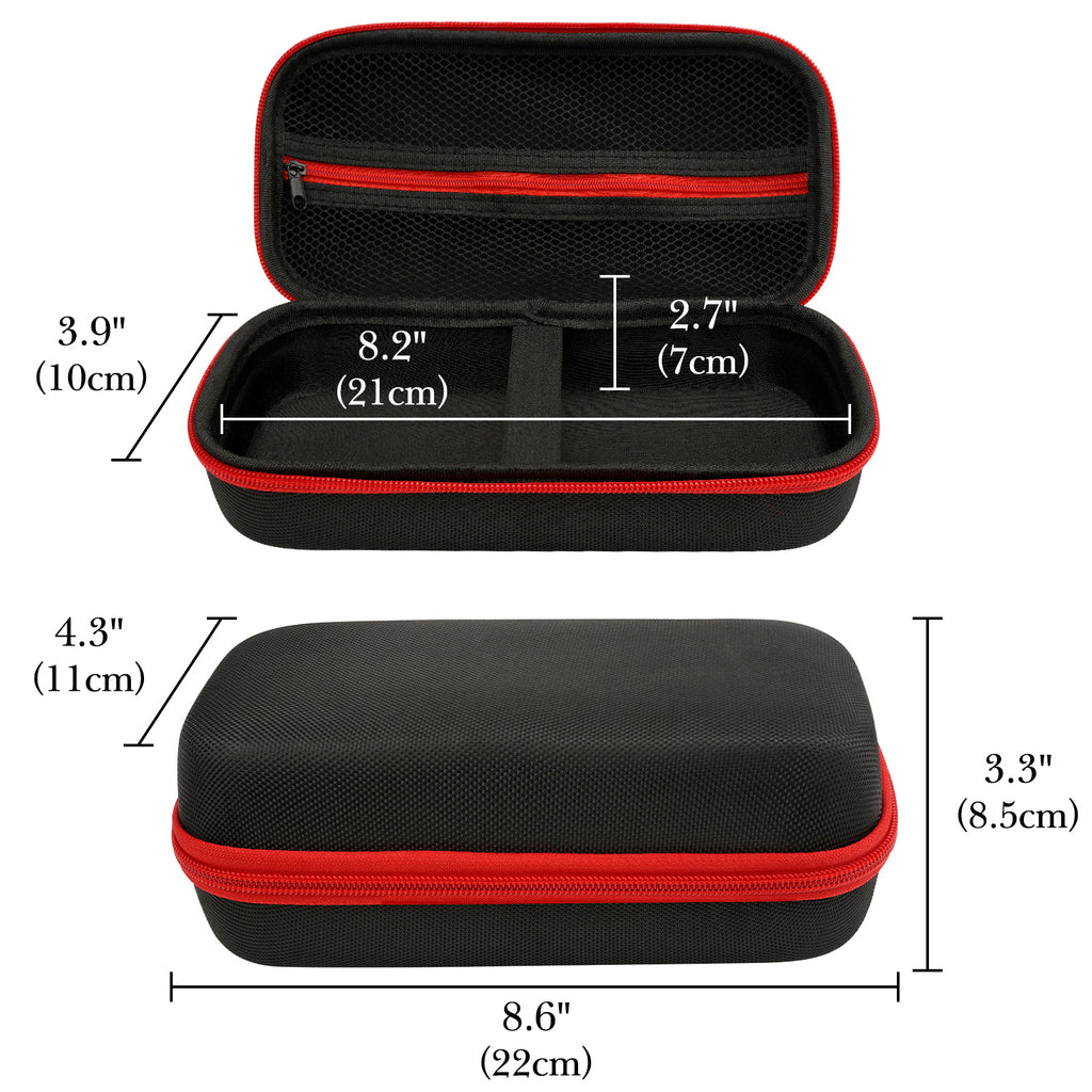 Linkidea Car Jump Starter Hard Shell Storage Case, Travel Carrying Protection Bag Compatible with Q10S, JS02, JS01, YA80 Jump Starter (Black)