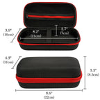 Linkidea Car Jump Starter Hard Shell Storage Case, Travel Carrying Protection Bag Compatible with Q10S, JS02, JS01, YA80 Jump Starter (Black)