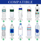 Linkidea Bottled Water Cooler Holder Compatible with Smartwater 16.9 Fl Oz, Evian 16.9 Fl Oz, Insulated Stainless Steel Disposable Water Bottle Holder, Keep Drinks Cold