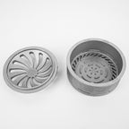 Linkidea Aluminum Alloy Hookah Coal Holder, Fireproof Charcoal Tray Compatible with Most Hookah Bowls, Rapid Heat Hookah Accessories for Home Reunion, and Outdoor Use