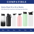Linkidea Water Bottle Boot Compatible with IRON °FLASK Wide Mouth 32oz/40oz, Narrow Mouth 32oz, Silicone Bottle Bottom Sleeve Cover Protector, Bottle Bumper (Cobalt / 2 Pack)