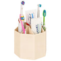 Linkidea Electric Toothbrush Holder, Plastic Countertop Toothpaste Stand, 5 Slots Organizer Compatible with Oral-B iO Series, Philips Sonicare ProtectiveClean, Colgate ExtraClean (Yellow)