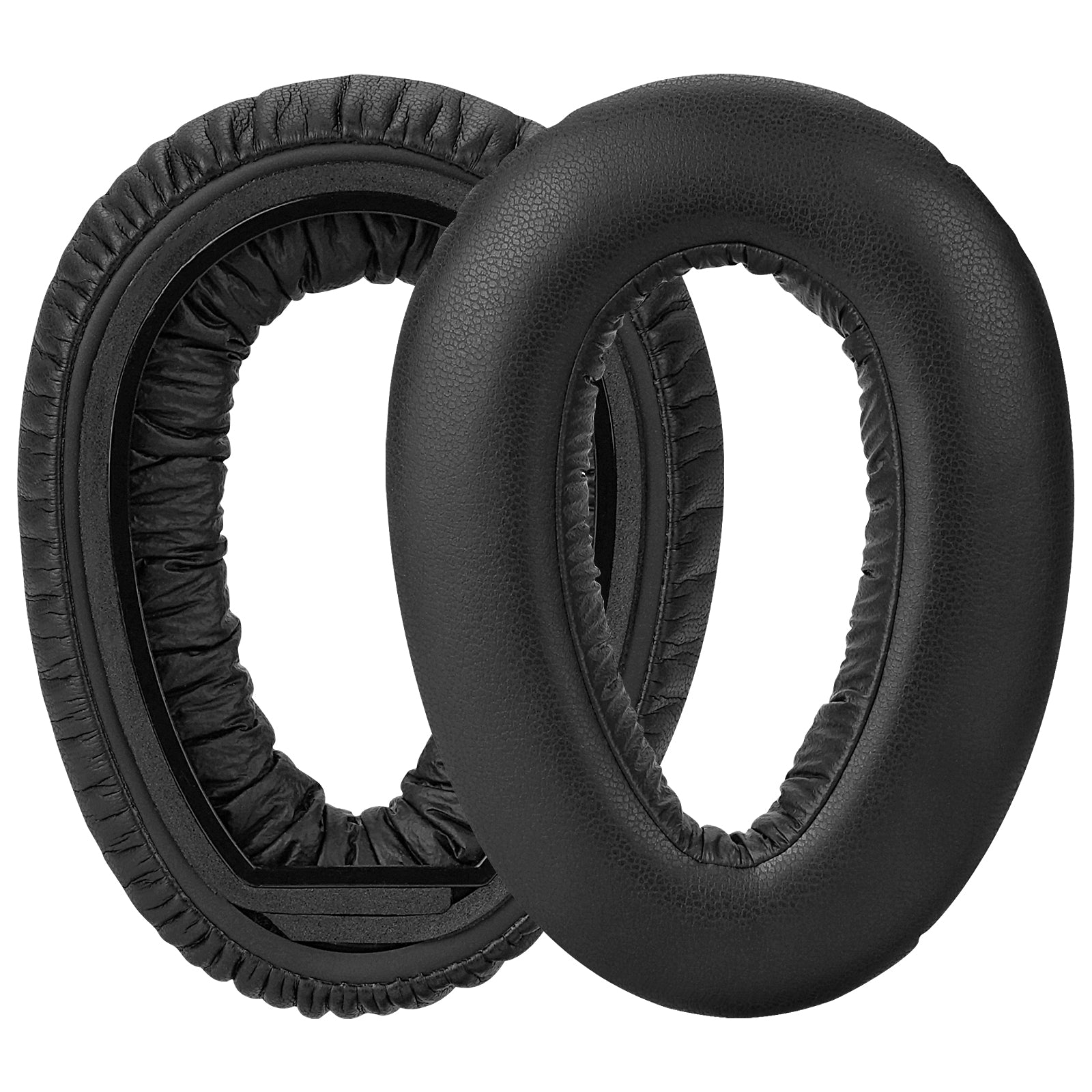 Linkidea Replacement Ear Pads for Sennheiser PXC 550/ PXC 550-II Wireless, MB660UC/ MB660MC Headphones Ear Cushions, Headset Earpads (Protein Leather / Black)