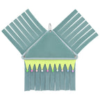 Corner Fleece Hideout Hammock for Small Animals, Cozy Hanging Cage Bed with Tassel Curtain, Soft Habitat Shelter with 3 Metal Hooks for Guinea Pigs, Rabbits, Rats, Ferrets, Chinchillas