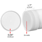 Linkidea 2 Pack Water Bottle Boot Compatible with YETI Rambler Bottle 36oz, Silicone Anti-Slip Waterbottle Bottom Sleeve Cover Protector (Clear White)