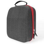 Linkidea Weaving Lunch Box, Hard Lunch Box Storage Container with Hand Strap, Reusable Lightweight Lunch Box Compatible with OmieBox Lunch Box (Grey)